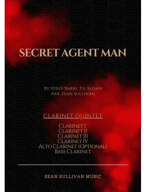 Secret Agent Man (Arr. Sean Sullivan) - Johnny Rivers (Woodwind Ensemble)