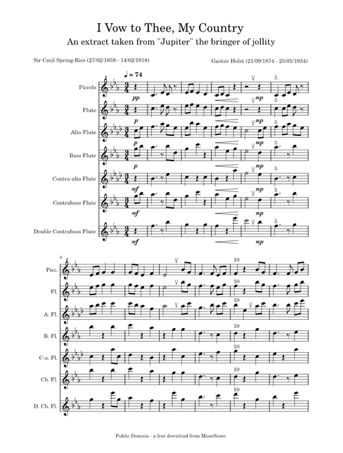 I Vow to Thee, My Country (Thaxted) – Gustav Holst