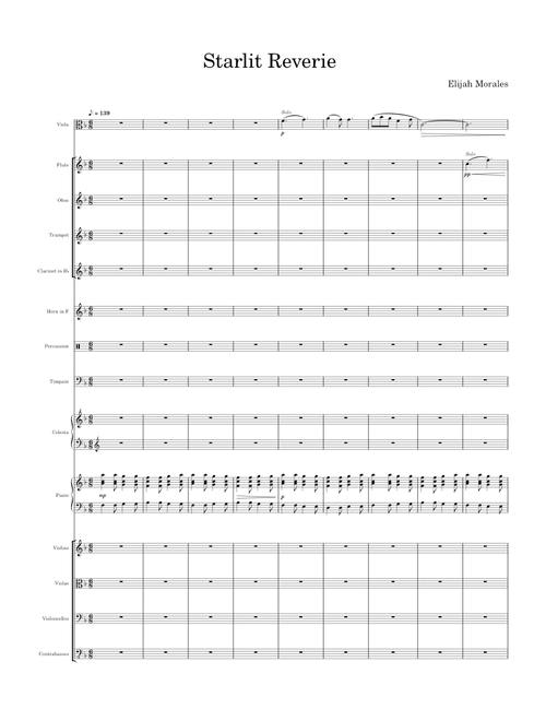 Moonlit Reverie sheet music arranged by HARI88 