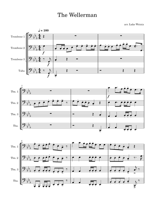 The Wellerman - Low Brass