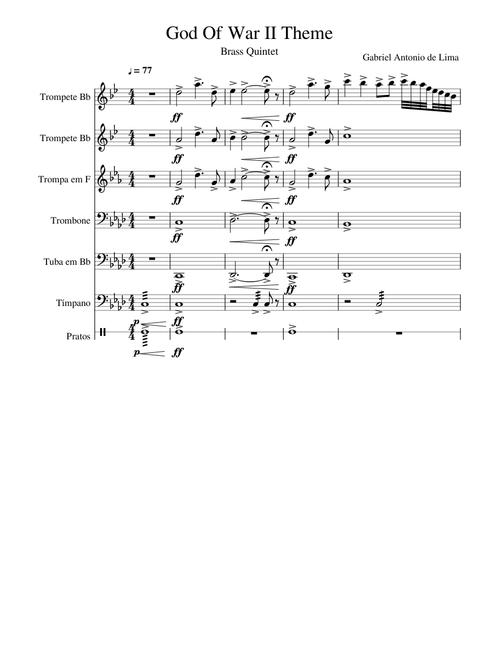 God Of War II Theme (Incompleted)