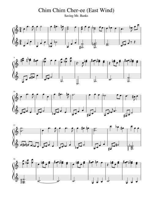 Chim Chim Cher-ee (East Wind)