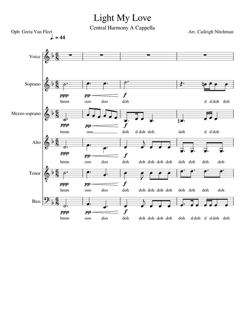 Light My Love - Greta Van Fleet (Central Harmony)