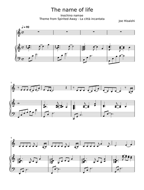 The Name of Life - Joe Hisaishi