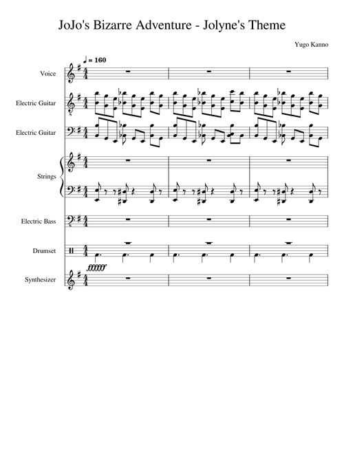 JoJo's Bizarre Adventure-Jolyne's Theme – Yugo Kanno