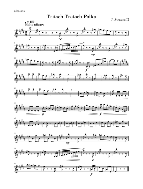 Johann Strauss Jr. Tritsch Tratsch Polka Op. 214