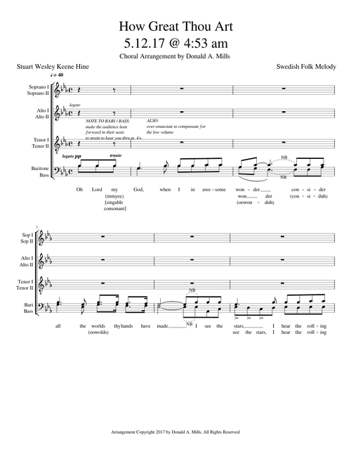 How great thou art – Misc Praise Songs