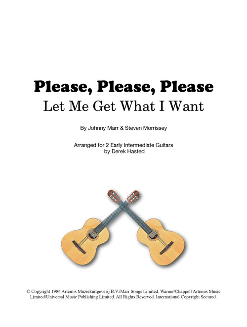 Please, Please, Please, Let Me Get What I Want (Arr. Derek Hasted) - The Smiths (Instrumental Duet)