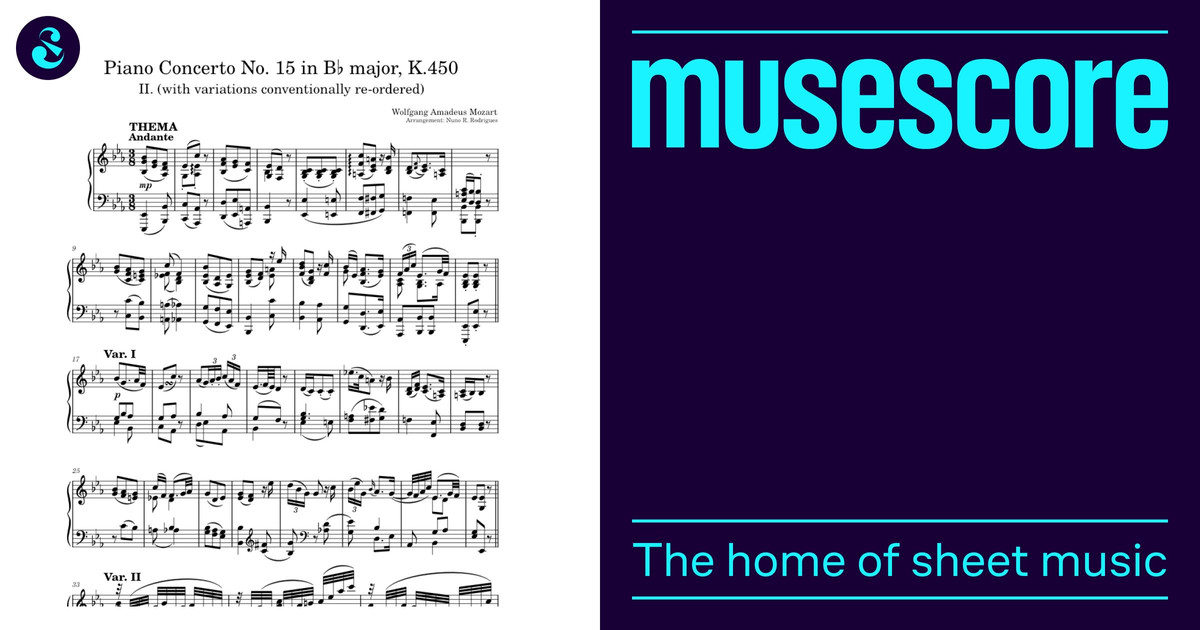 Piano Concerto No.15 in B-flat major, K.450 – Wolfgang Amadeus