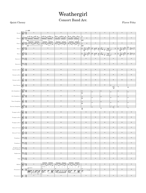 Weathergirl – Concert Band Arr.