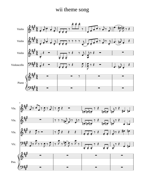 Wii Theme Song