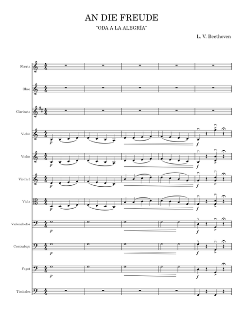 Ode an die Freude - L v Beethoven
