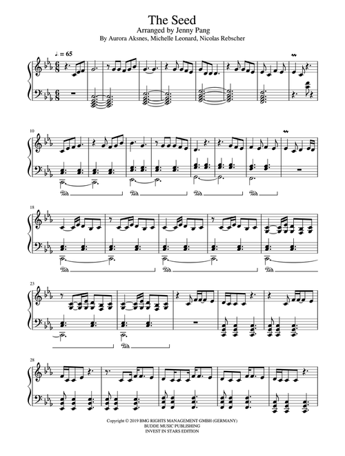 The Seed (Arr. Jenny Pang) - Aurora (Piano Solo)