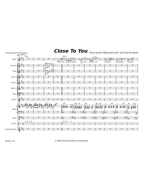 Close to You – Carpenters
