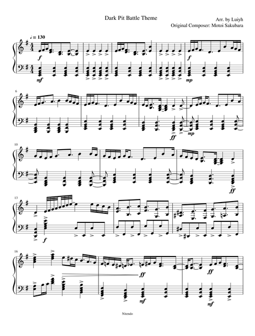 Dark pit battle theme