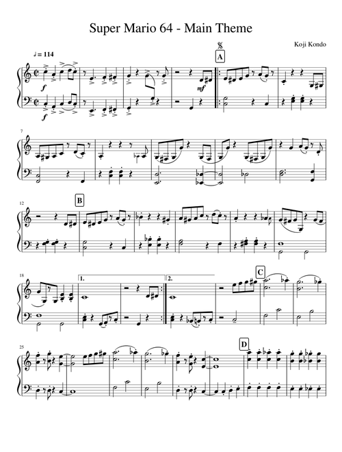 Super Mario 64 Main Theme