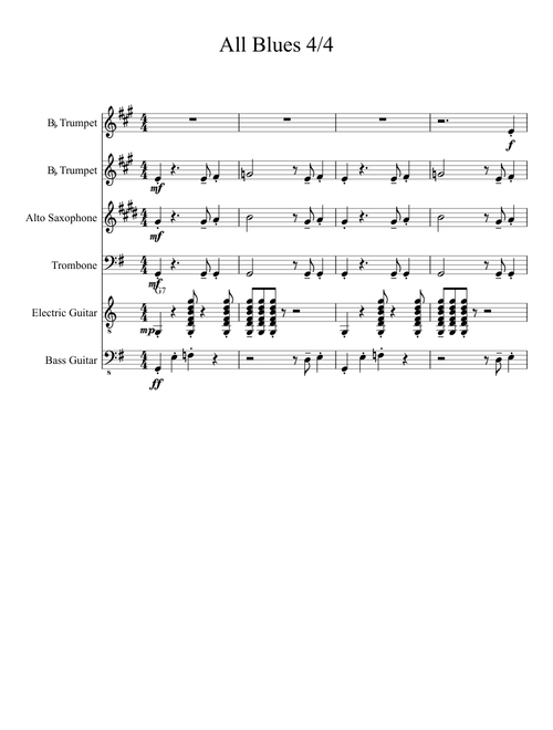 All Blues 4/4