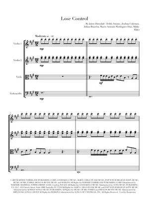 Lose Control Violin Tutorial Play Official version of Lose Control Sheet Music by Teddy Swims for ...