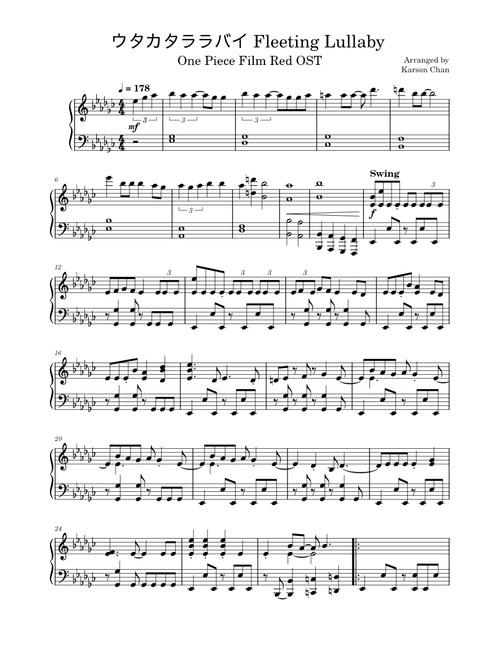 Kar333 | Free sheet music | Download PDF or print on