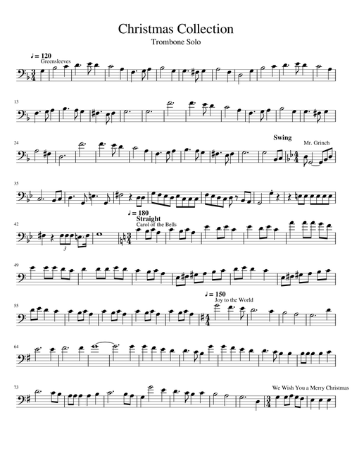 Christmas Collection (Trombone Solo)