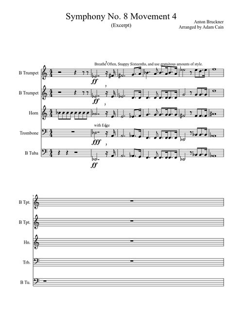 Bruckner Symphony No. 8 Movement 4