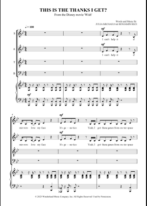Play Official version of This Is The Thanks I Get?! (from Wish) Sheet ...