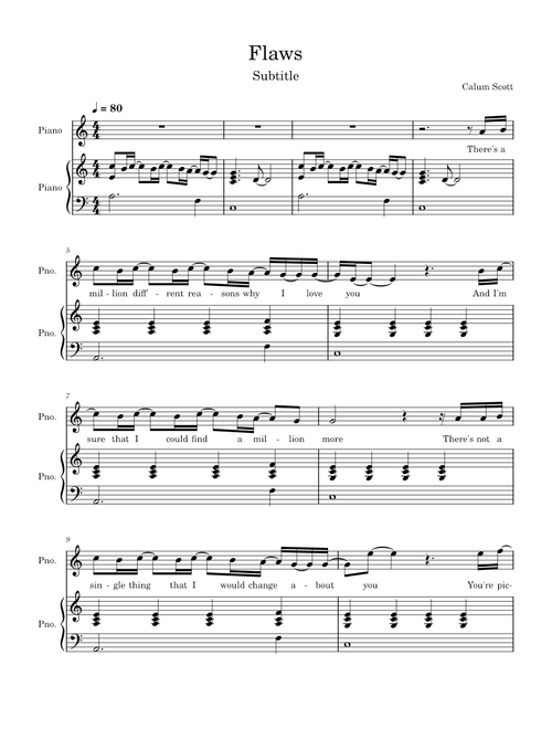 Flaws – Calum Scott