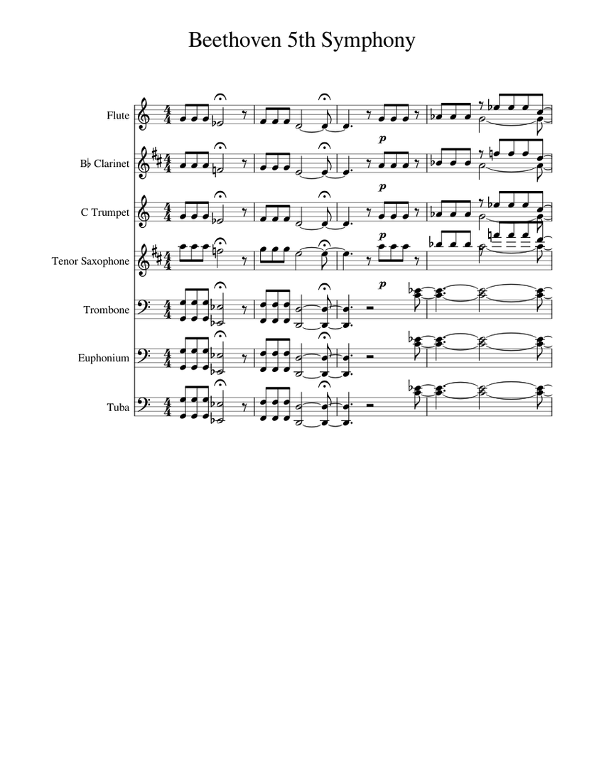 Instruments in beethoven's 5th symphony 2025