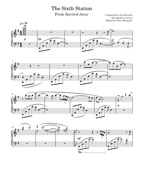 The Sixth Station - Joe Hisaishi