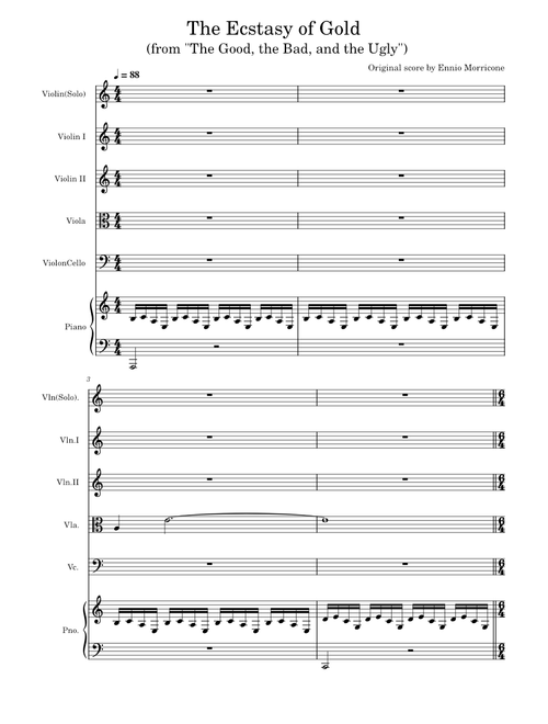 The Ecstasy of Gold(From "The Good, the Bad, and the Ugly"), Ennio Morricone