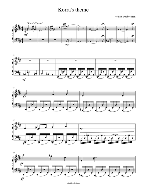 korra's theme