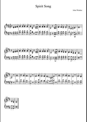 Spirit Song Sheet Music for Piano (Solo) easy | MuseScore.com