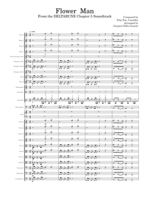 Flower Man - DELTARUNE Chapter 5 – Orchestral arrangement