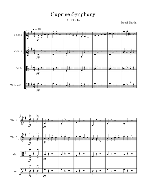 Suprise Synphony