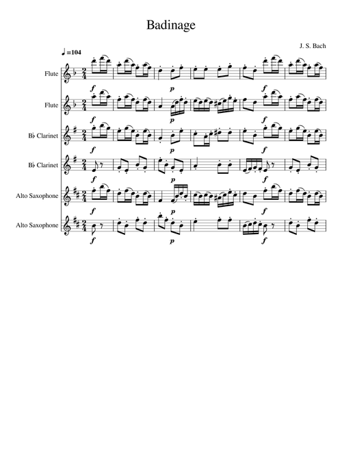 Badinerie – Johann Sebastian Bach