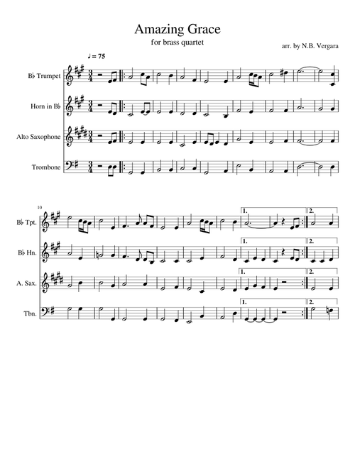 Amazing Grace Brass Quartet