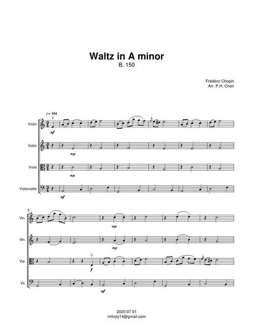 Waltz in A minor