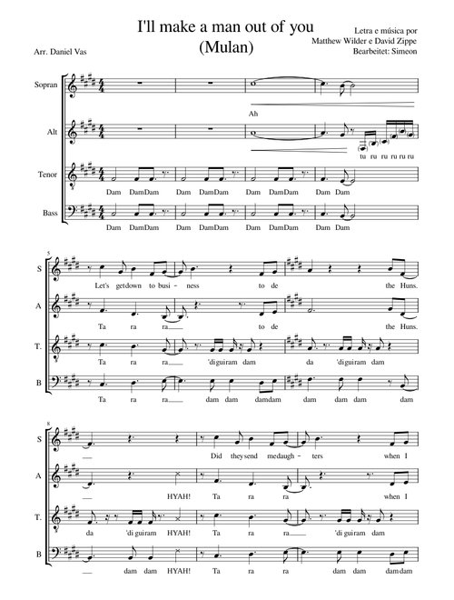 Ill make a man out of you – Matthew Wilder I´ll make a man out of you Tutti (bearbeitet Simeon 02/24)