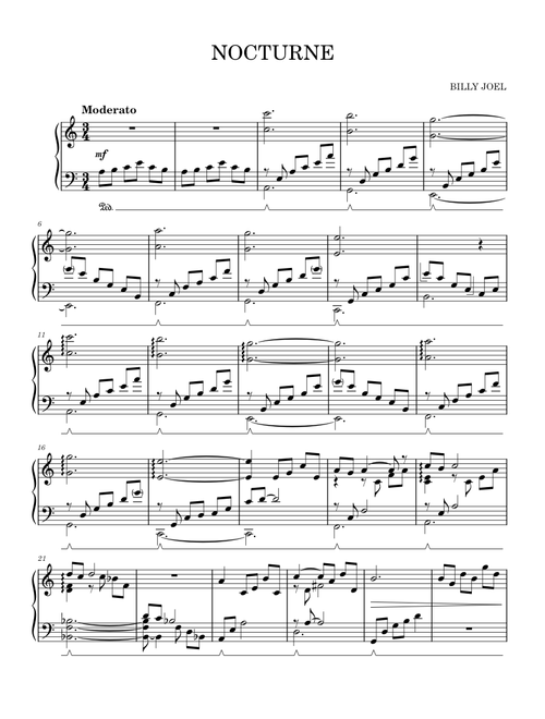 Nocturne – Billy Joel