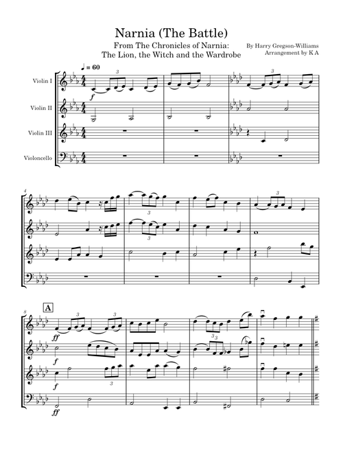 Narnia Main Theme "The Battle"