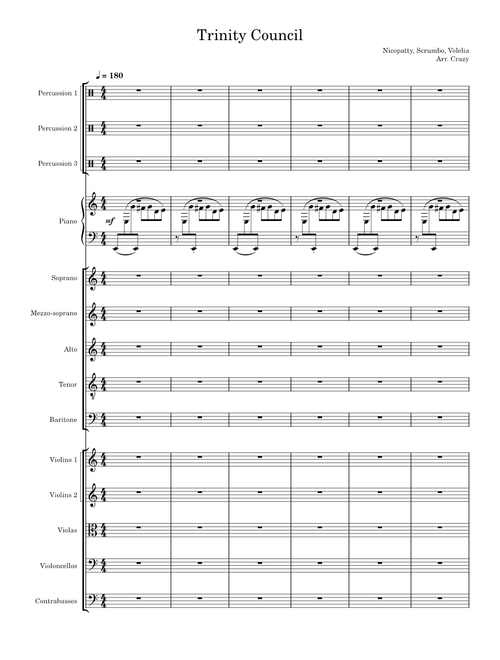 Trinity Council – Multiple composers
