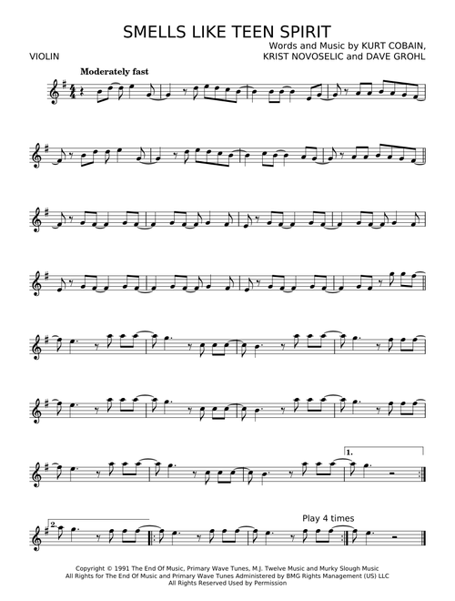 Smells Like Teen Spirit - Nirvana