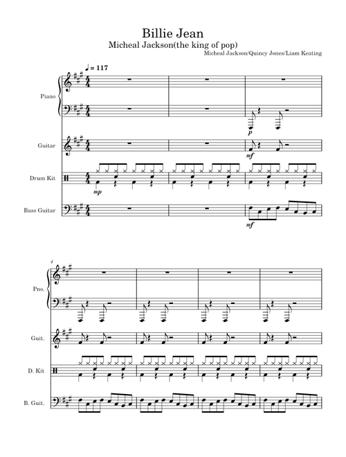 Billie Jean – Micheal Jackson