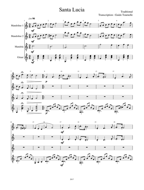 Santa Lucia - Misc tunes