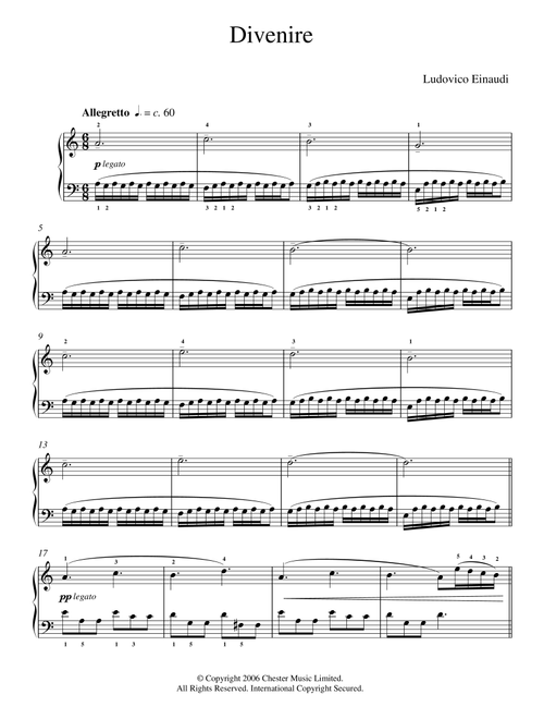 Divenire - Ludovico Einaudi (Educational Piano)
