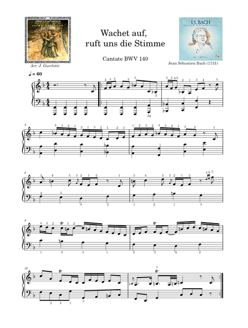 Wachet auf, ruft uns die Stimme