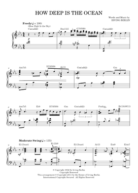 Free How Deep Is The Ocean (How High Is The Sky) [Jazz Version