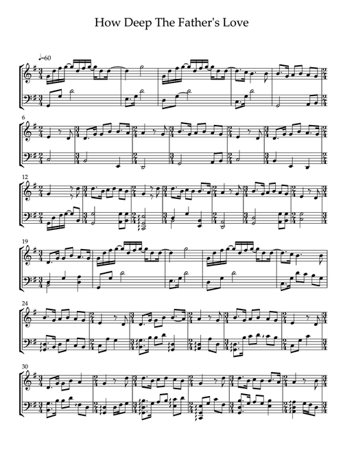 How Deep The Father's Love For Us (Arr. mcbleke) - Phillips, Craig & Dean (Instrumental Duet)