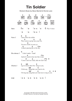 Free Small Faces sheet music | Download PDF or print on MuseScore.com