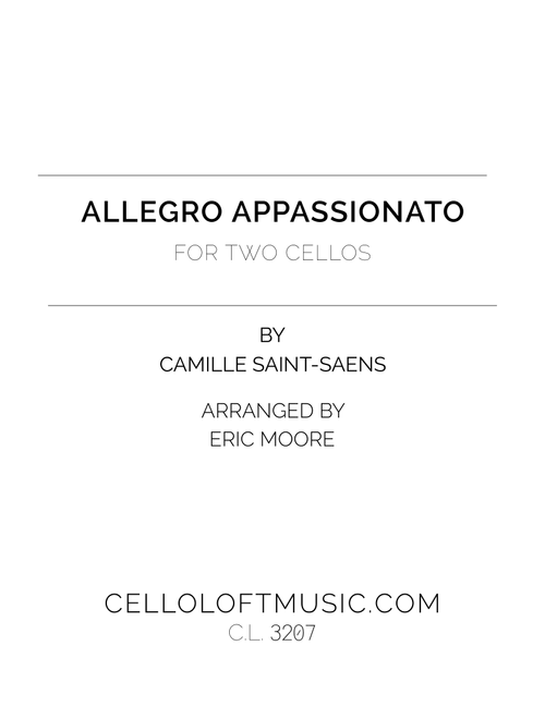 Allegro Appassionato for Two Cellos (Arr. Eric Moore) - Camille Saint-Saens (Cello Duet)